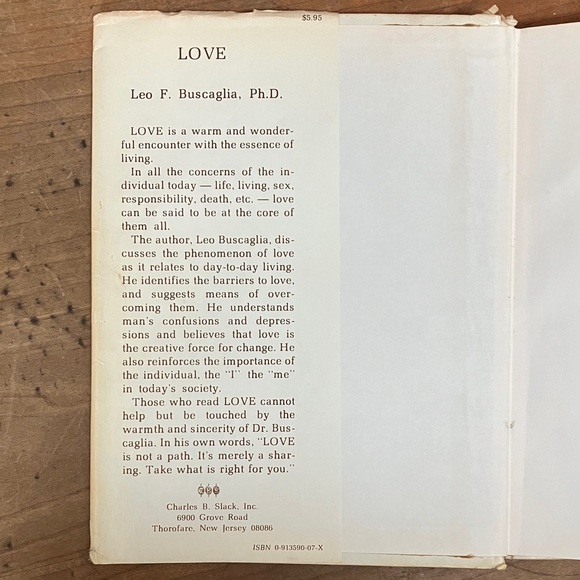'Love' by Leo Buscaglia vintage book - Picture 3 of 16